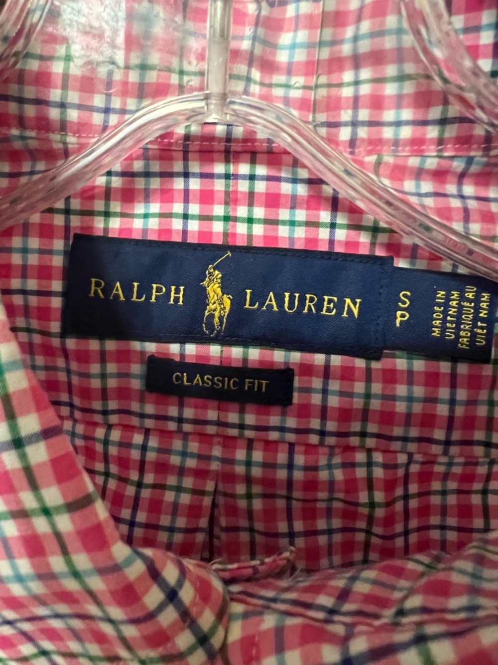 Bundle of 2 Polo by Ralph Lauren Plaid Button-Up Shirt & Short Sleeve Polo